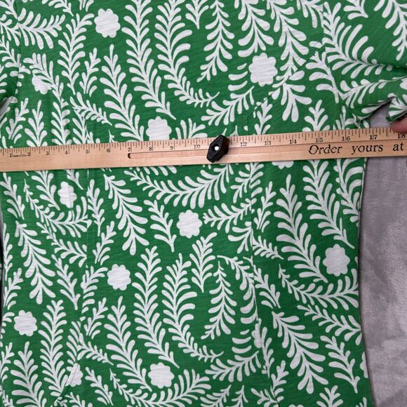 Boden Green and White Mini Dress - Picture 8 of 13